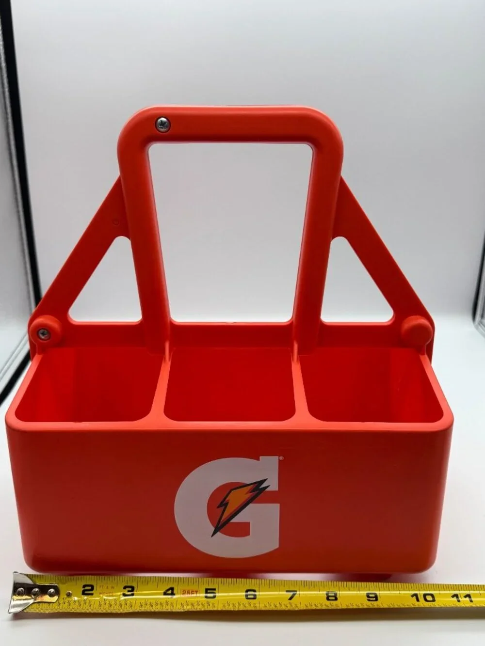 Gatorade 6 Pack 32oz Sport Water Squeeze Bottle Carrier Holder Caddy USA Read